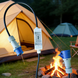 Single Phase Mobile Waterproof energy meter with socket for outdoor