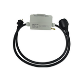 Single Phase Mobile Waterproof energy meter with socket for outdoor