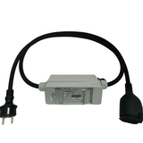 Single Phase Mobile Waterproof energy meter with socket for outdoor