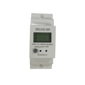 Single phase two modules energy meter with WiFi communication
